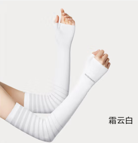 Beneunder UPF50+ Sun Protection Sleeves — White