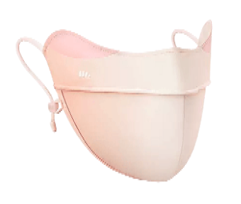 Beneunder UPF50+ Contour Sun Mask — Rose Pink
