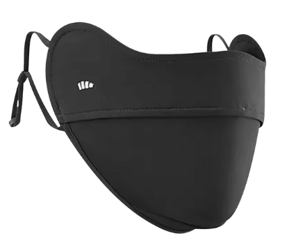 Beneunder Ice-Thin UPF50+ Face Sun Mask — Black