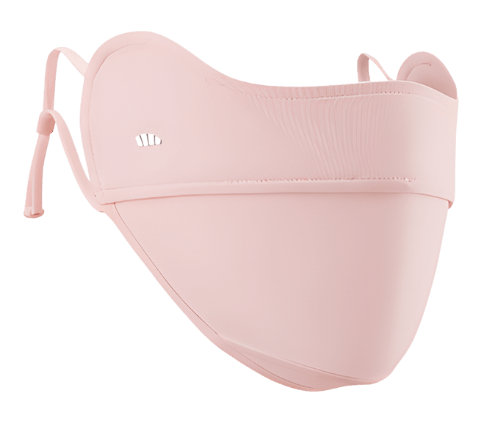 Beneunder Ice-Thin UPF50+ Face Sun Mask — Pink