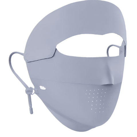 Beneunder Full-Face UPF50+ Sun Mask — Gray
