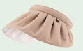 Beneunder UPF50+ Foldable Sun Visor Hat — Brown