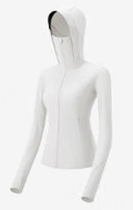 Beneunder Athletic UPF50+ Sun Shirt — White, L