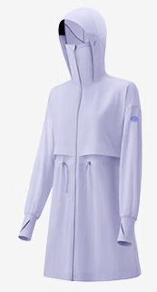 Beneunder Lightweight Midi Sun Protection Jacket — Purple, M