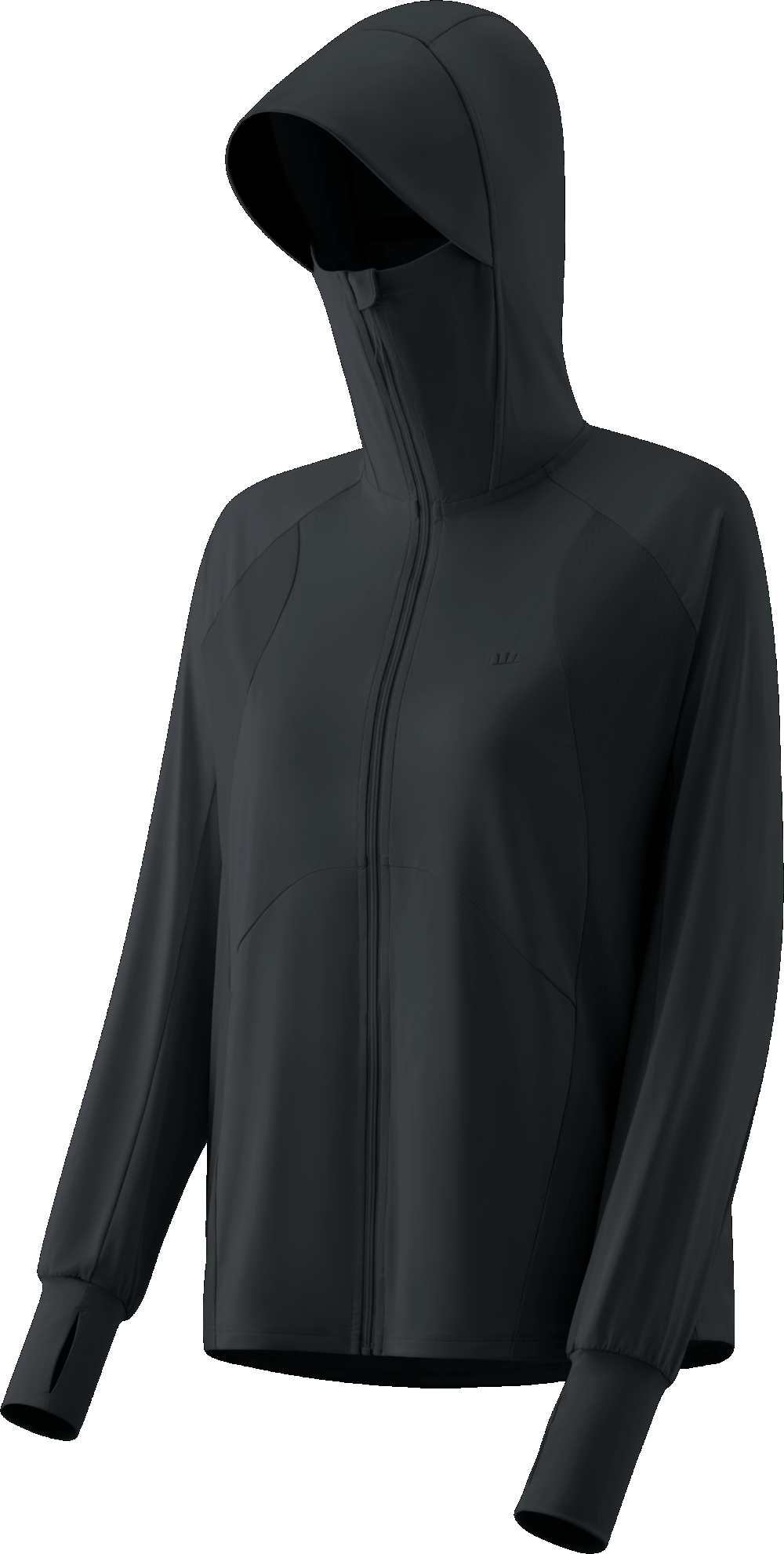 Beneunder Relaxed-Fit UPF50+ Sun Protection Shawl — Black