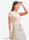 Beneunder Cooling UPF50+ Sun Sleeves — Orange, M