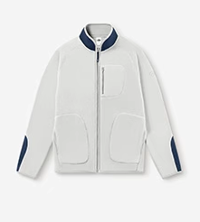 Beneunder Polar Fleece Jacket — Gray, M